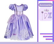 Purple Girls Rapunzel Inspired Dress