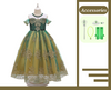 Kids Anna Frozen Inspired Girls Dress