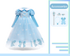 Princess Elsa Frozen Inspired Girls Dress Cosplay Costume