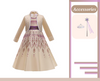 Princess Anna Inspired Girls Dress