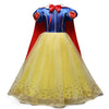 Snow White Inspired Girls Princess Dress