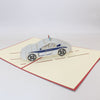 Personalized 3D Kids Police Car Pop Up Birthday Handmade Greeting Card - Ideal for Birthday Thinking of You, Congrats, Thank You, & More!